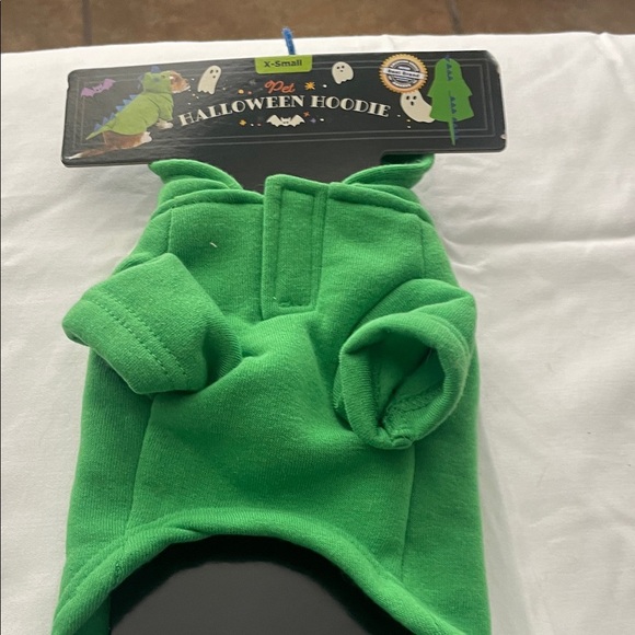 Green Dinosaur Dog Hoodie - Picture 4 of 9